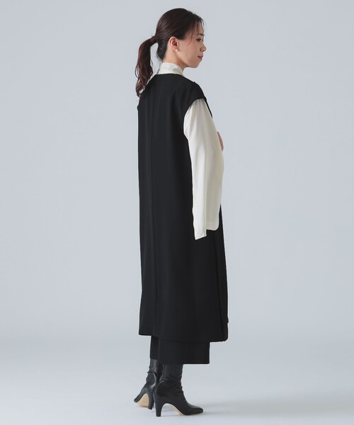 ベスト ジレ 「別注」M・fil / フレンチ スリーブ ロングジレ レディース セール】【別注】M・fil / フレンチ スリーブ ロングジレ