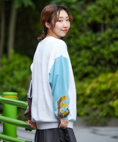 RODEO CROWNS WIDE BOWL（ロデオクラウンズワイドボウル）の「G/O クレイジースウェットトップス（スウェット・レディース・ブルー系その他2/グレー系その他/レッド系その他・FREE）」の22枚目の写真