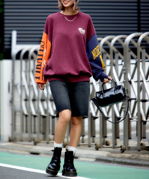 RODEO CROWNS WIDE BOWL（ロデオクラウンズワイドボウル）の「G/O クレイジースウェットトップス（スウェット・レディース・ブルー系その他2/グレー系その他/レッド系その他・FREE）」の12枚目の写真