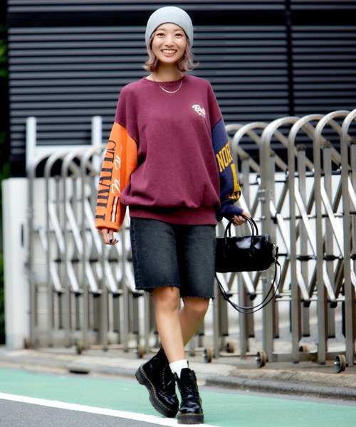 RODEO CROWNS WIDE BOWL（ロデオクラウンズワイドボウル）の「G/O クレイジースウェットトップス（スウェット・レディース・ブルー系その他2/グレー系その他/レッド系その他・FREE）」の13枚目の写真