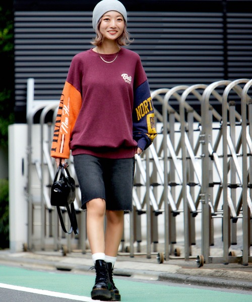 RODEO CROWNS WIDE BOWL（ロデオクラウンズワイドボウル）の「G/O クレイジースウェットトップス（スウェット・レディース・ブルー系その他2/グレー系その他/レッド系その他・FREE）」の14枚目の写真