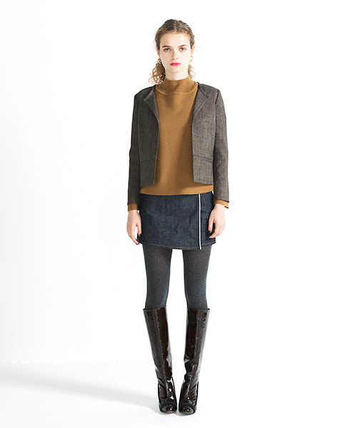 Sheta（シータ）の「セルヴィッチラップショートパンツ（デニムパンツ・レディース・インディゴブルー・0/1）」の11枚目の写真