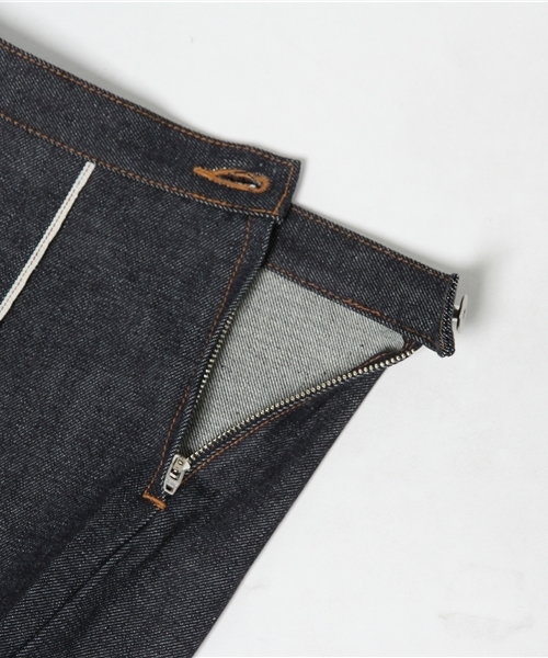 Sheta（シータ）の「セルヴィッチラップショートパンツ（デニムパンツ・レディース・インディゴブルー・0/1）」の8枚目の写真