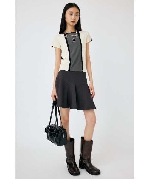 ACYM アシーム Tartan check mini スカート/ブラック ACYM アシーム Tartan check mini スカート/ブラック