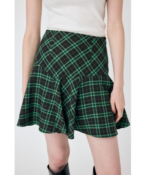 MOUSSY（マウジー）の「TARTAN ASSYMMETRY ミニスカート（スカート・レディース・ダークグレー/グリーン系その他/ブラック系その他・1/2）」の19枚目の写真