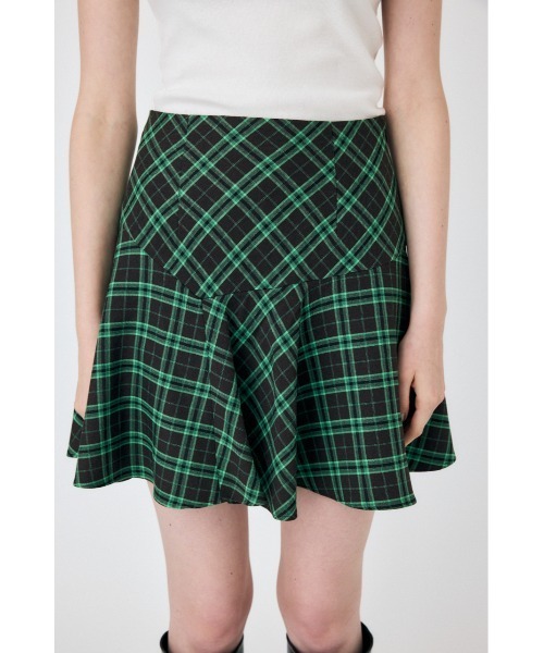 MOUSSY（マウジー）の「TARTAN ASSYMMETRY ミニスカート（スカート・レディース・ダークグレー/グリーン系その他/ブラック系その他・1/2）」の17枚目の写真