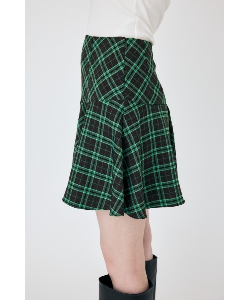 MOUSSY（マウジー）の「TARTAN ASSYMMETRY ミニスカート（スカート・レディース・ダークグレー/グリーン系その他/ブラック系その他・1/2）」の16枚目の写真