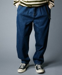 rehacer | rehacer : Wide Tapered Cotton Denim(デニムパンツ)