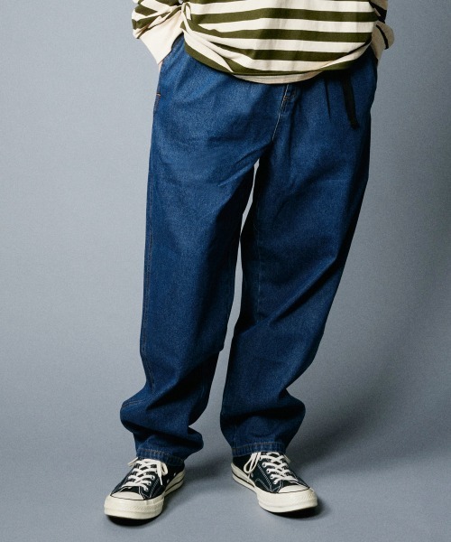 rehacer(レアセル)の「rehacer : Wide Tapered Cotton Denim(デニムパンツ・メンズ・インディゴブルー・SMALL/MEDIUM/LARGE)」の11枚目の写真