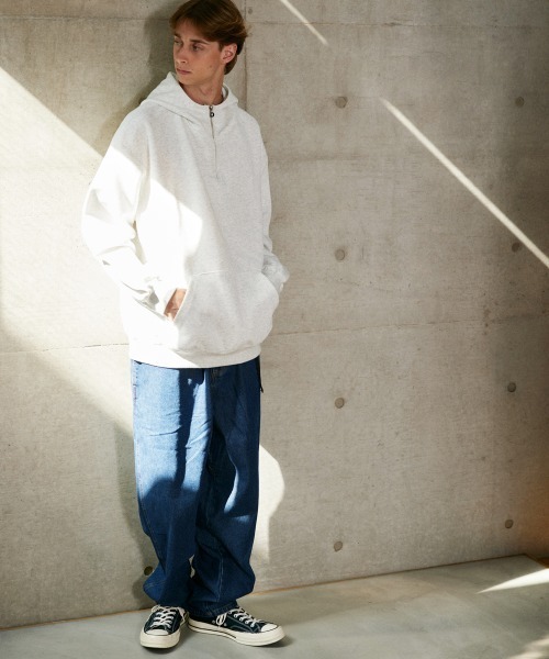 rehacer(レアセル)の「rehacer : Wide Tapered Cotton Denim(デニムパンツ・メンズ・インディゴブルー・SMALL/MEDIUM/LARGE)」の9枚目の写真