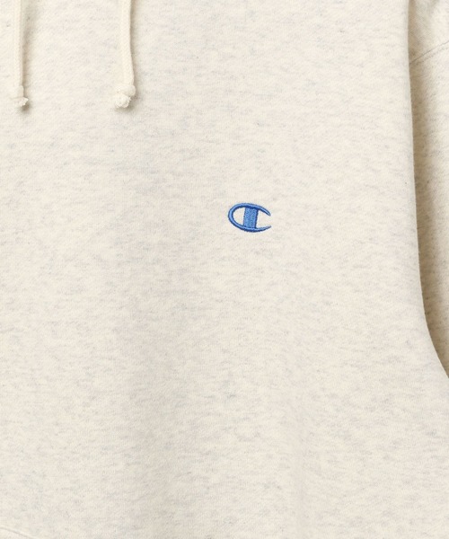 Champion（チャンピオン）の「[あたたかい裏起毛]【Champion(チャンピオン)】別注刺繍スウェットパーカー（パーカー・レディース・グレー/オートミール/チャコール・FREE）」の19枚目の写真