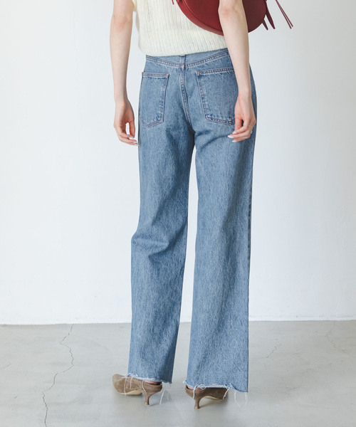 NEED BY heritage/ニードバイヘリテージ AMY(ブルー)（デニムパンツ