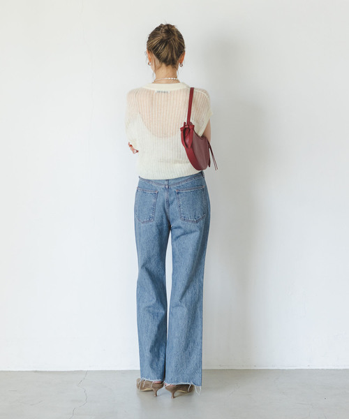 値下げ　即購入可 NEEDBY デニムパンツ ブルー バイカラー 日本製 値下げ 即購入可 NEEDBY デニムパンツ ブルー バイカラー 日本製