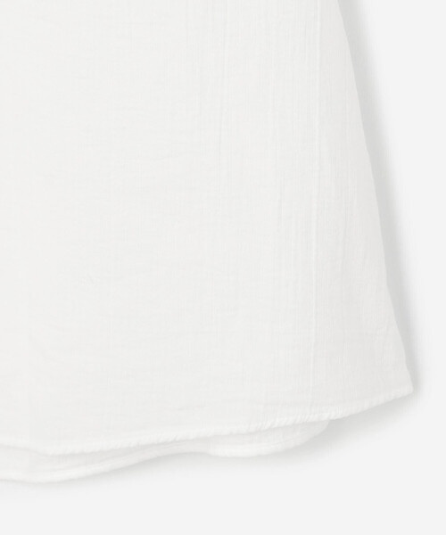 THE SHINZONE(ザ シンゾーン)の「THE SHINZONE | ORGANIC COTTON GAUZE BLOUSE WOMEN(シャツ/ブラウス・レディース・ホワイト・F)」の7枚目の写真