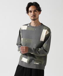 AVIREX（アヴィレックス）の「CREW NECK SWEAT GEOMETRY / クルー ネック スウェット ジオメトリー / AVIREX / アヴィレックス（スウェット・メンズ）」
