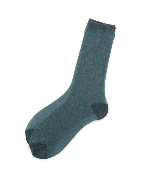 ROPE' PICNIC（ロペピクニック）の「シアーラメソックス（ソックス/靴下・レディース・グリーン系その他/ピンク/シルバー/ブラック・FREE）」の10枚目の写真