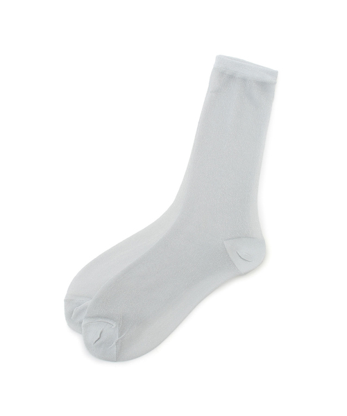 ROPE' PICNIC（ロペピクニック）の「シアーラメソックス（ソックス/靴下・レディース・グリーン系その他/ピンク/シルバー/ブラック・FREE）」の12枚目の写真