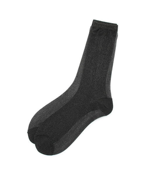 ROPE' PICNIC（ロペピクニック）の「シアーラメソックス（ソックス/靴下・レディース・グリーン系その他/ピンク/シルバー/ブラック・FREE）」の13枚目の写真