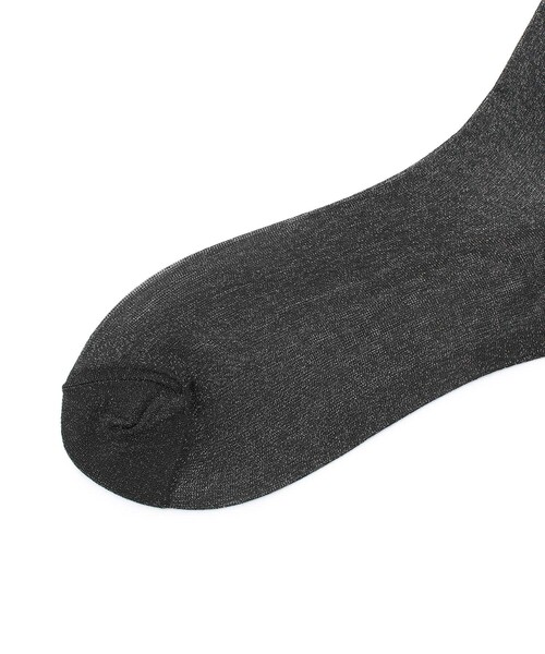 ROPE' PICNIC（ロペピクニック）の「シアーラメソックス（ソックス/靴下・レディース・グリーン系その他/ピンク/シルバー/ブラック・FREE）」の5枚目の写真