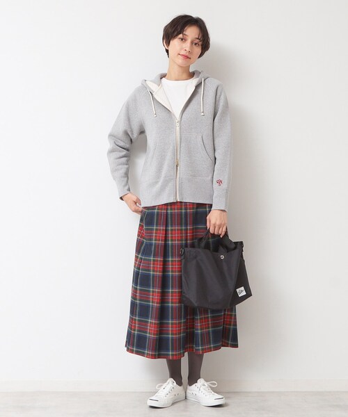 Dessin（デッサン）の「◆【洗える】チェック柄タックプリーツスカート(XS~L)（スカート・レディース・ブルー系その他3/スモーキーグリーン系2/ブラウン系その他2・00/03/02/01）」の16枚目の写真