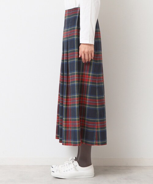 Dessin（デッサン）の「◆【洗える】チェック柄タックプリーツスカート(XS~L)（スカート・レディース・ブルー系その他3/スモーキーグリーン系2/ブラウン系その他2・00/03/02/01）」の19枚目の写真