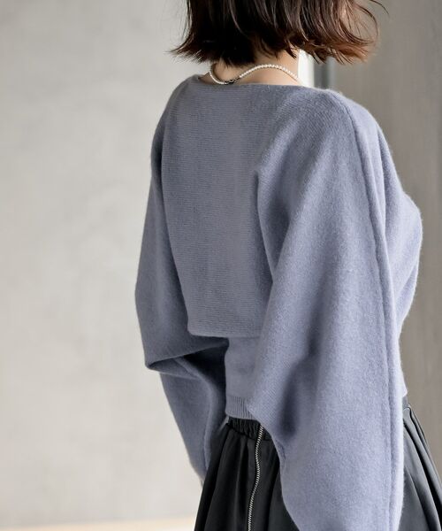 rps（アールピーエス）の「リボンデザインニットカーデ＋キャミアンサンブル（カーディガン/ボレロ・レディース・マスタード/杢グレー/ベージュ系その他3/ブラック/ブルー/ボルドー・フリー）」の21枚目の写真