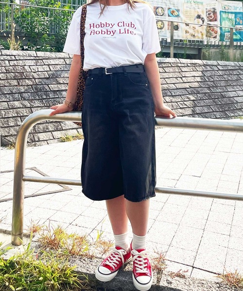 frunco(フランコ)の「レタリングロゴTシャツ(Tシャツ/カットソー・レディース・ホワイト/ブラック・FREE)」の12枚目の写真