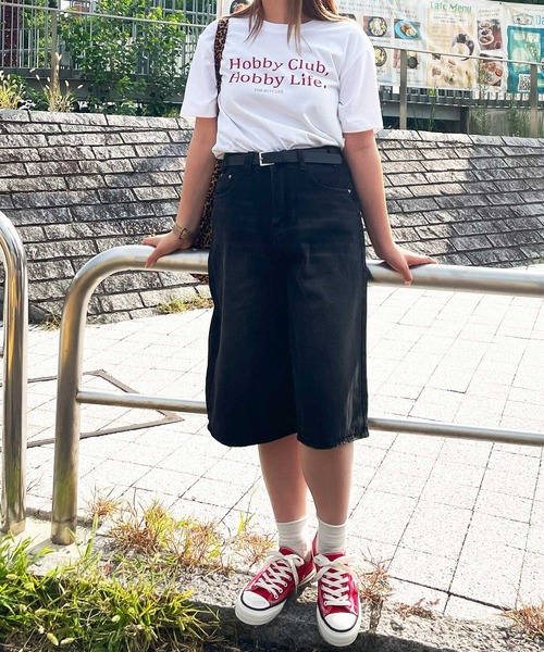 frunco(フランコ)の「レタリングロゴTシャツ(Tシャツ/カットソー・レディース・ホワイト/ブラック・FREE)」の13枚目の写真