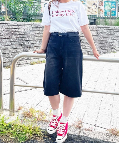 frunco(フランコ)の「レタリングロゴTシャツ(Tシャツ/カットソー・レディース・ホワイト/ブラック・FREE)」の14枚目の写真
