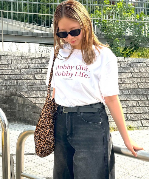 frunco(フランコ)の「レタリングロゴTシャツ(Tシャツ/カットソー・レディース・ホワイト/ブラック・FREE)」の18枚目の写真