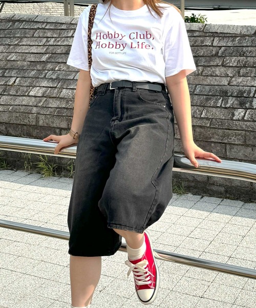 frunco(フランコ)の「レタリングロゴTシャツ(Tシャツ/カットソー・レディース・ホワイト/ブラック・FREE)」の19枚目の写真