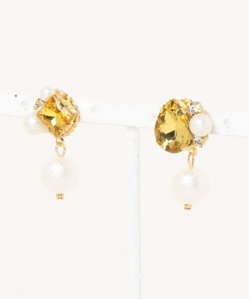 VIBGYOR(ヴィブジョー)の「【MUURABBTI】ビジューとパールピアス(MA)(ピアス(両耳用)・レディース・バイオレット/アクア/コバルトブルー/エメラルド/その他/その他1・FREE)」の12枚目の写真