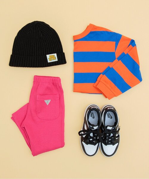 BREEZE（ブリーズ）の「【どっちも正解】DAISUKI 総柄ロンT（Tシャツ/カットソー・キッズ・レインボー/オレンジ/ブラック/アイボリー/グレー/ベージュ・140/100/120/130/90/80/110）」の15枚目の写真