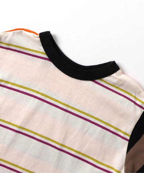 BREEZE（ブリーズ）の「【どっちも正解】DAISUKI 総柄ロンT（Tシャツ/カットソー・キッズ・レインボー/オレンジ/ブラック/アイボリー/グレー/ベージュ・140/100/120/130/90/80/110）」の19枚目の写真