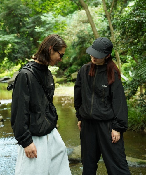 セール】パイピングナイロンフーディー（マウンテンパーカー）｜BROKEN