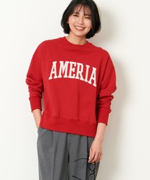 MICA&DEAL | "AMERIA"ロゴ裏毛スウェット(スウェット)