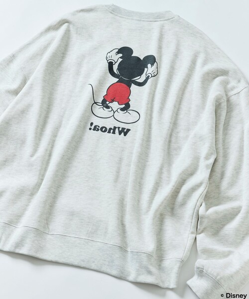 FREAK&#39;S STORE - 新品　未使用　美品　フリークスストア　ミッキーマウス　スウェット　グレー FREAK'S STORE - フリークスストア ディズニー ミッキーマウス