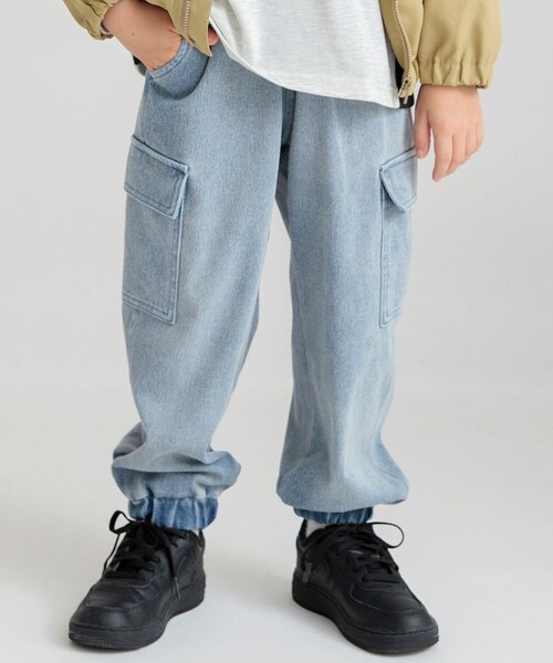【Bershka】海外限定品 カーゴパンツ ジーンズ やわらかカーゴパンツ（カーゴパンツ）｜branshes（ブランシェス