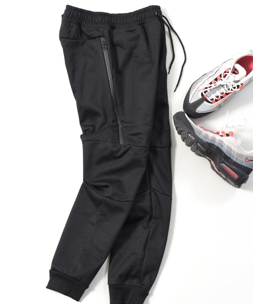 NYLAUS（ナイラス）の「防風 裏フリース サイドジップ 切り替え イージー スウェットジョガーパンツ（スウェットパンツ・メンズ・ブラック/その他/ネイビー/杢グレー・L/M/LL）」の2枚目の写真