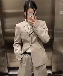 SANSeLF | 【LONSLAN】コンパクトテーラードジャケット sanwl24a029(テーラードジャケット)