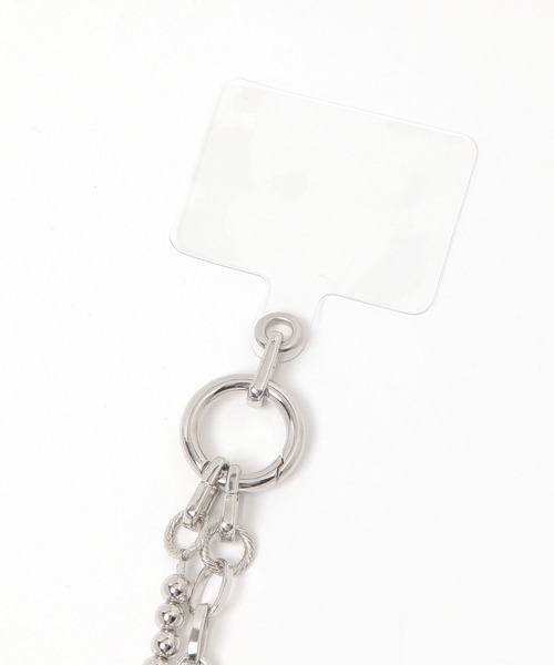 LAKOLE（ラコレ）の「メタルビーズコンビショルダーストラップ / 152950（スマホグッズ・レディース・ブラック/その他1・FREE）」の6枚目の写真