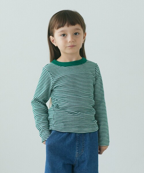 MILLER(ミラー)の「【別注】<Robert P. Miller> TJ ロングスリーブ Tシャツ / キッズ 100cm-130cm(Tシャツ/カットソー・キッズ・ブラック/ダークブラウン/レッド/ケリーグリーン・110cm/120cm/100cm/130cm)」の3枚目の写真