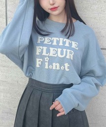 F i.n.t | 70’sフラワーロゴ発泡プリントスウェット(スウェット)