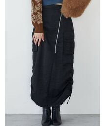 MURUA | シャイニーカーゴマキシスカート(スカート)