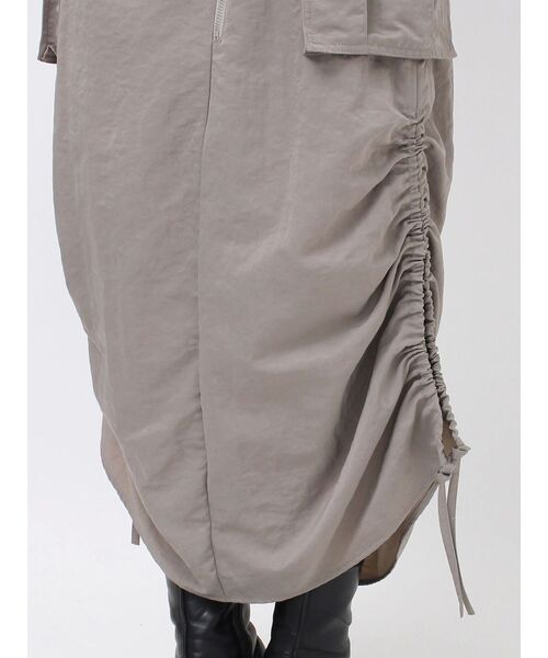 MURUA（ムルーア）の「シャイニーカーゴマキシスカート（スカート・レディース・カーキ/ブラック/ライトグレー・2/1）」の20枚目の写真