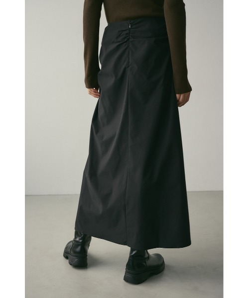 STYLEMIXER(スタイルミキサー)の「サイドギャザースカート(スカート・レディース・グリーン/ブラック/グレー・SMALL/MEDIUM)」の7枚目の写真