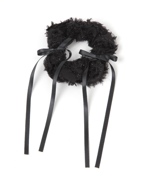 niko and...（ニコアンド）の「リボンシュシュ（シュシュ・レディース・ブラック/ブラウン・0）」の2枚目の写真