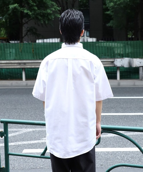 ROOPTOKYO（ループトウキョウ）の「Edwards/エドワーズ Relax Fit レギュラーカラーシャツ オックスフォードシャツ　ボタンダウンシャツ（シャツ/ブラウス・メンズ・ブルー系その他/ホワイト/ライトグレー/バーガンディー/グレー系その他・M/L/XL）」の7枚目の写真