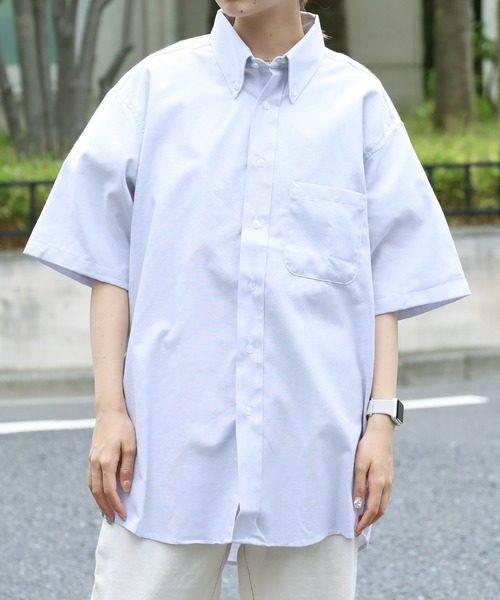 ROOPTOKYO（ループトウキョウ）の「Edwards/エドワーズ Relax Fit レギュラーカラーシャツ オックスフォードシャツ　ボタンダウンシャツ（シャツ/ブラウス・メンズ・ブルー系その他/ホワイト/ライトグレー/バーガンディー/グレー系その他・M/L/XL）」の22枚目の写真