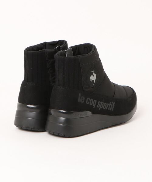 le coq sportif(ルコックスポルティフ)の「【レイン対応】キルティングショートブーツ(LCS デュアン III QT)(ブーツ・レディース・ライトブラウン/ブラック・L/LL/M)」の3枚目の写真